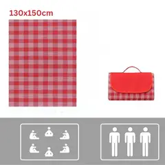 HOMESTAR - Manta de Picnic Impermeable 130x150 cm