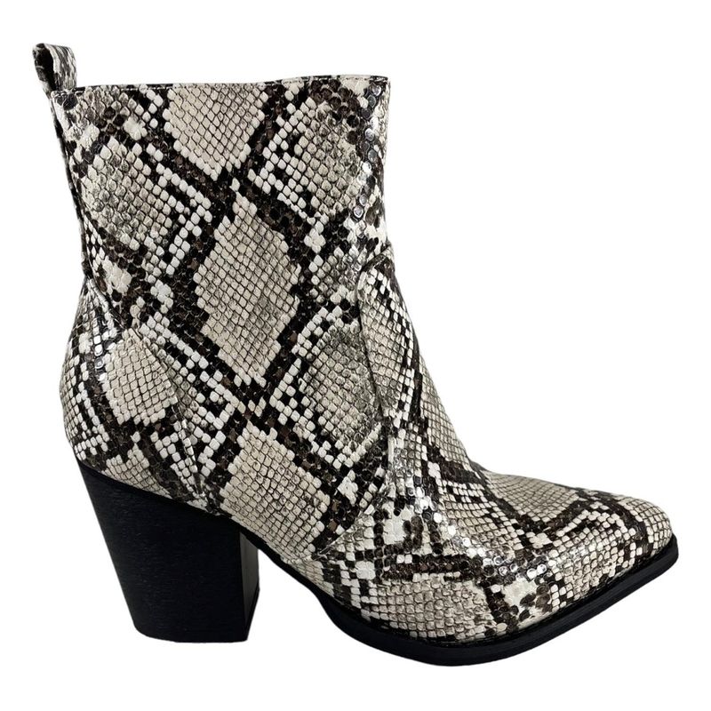 VIA UNO - Botin Via Uno Snake Beige Modelo 18406