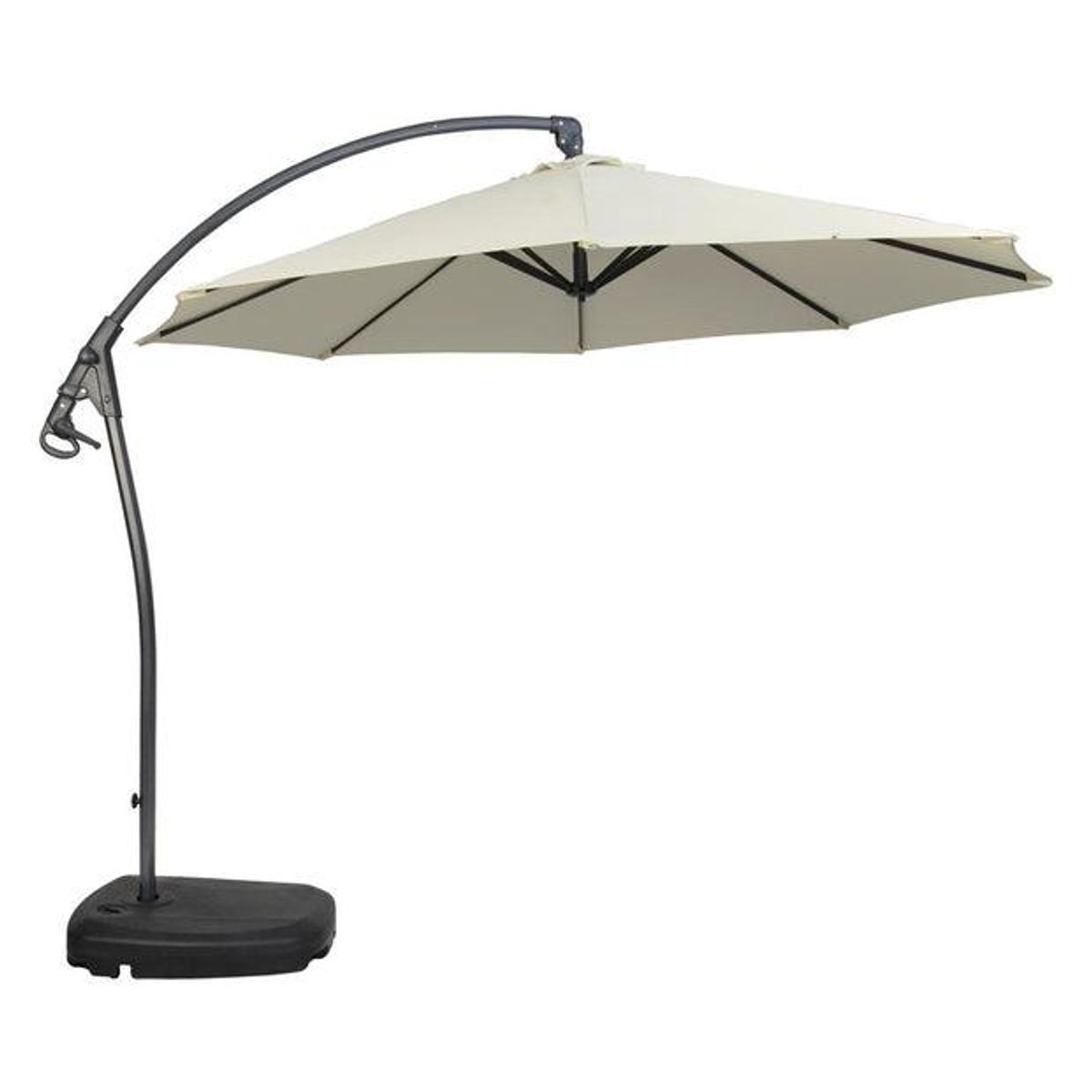 SPAZZIO - Quitasol Banana Hanging crudo - Crema