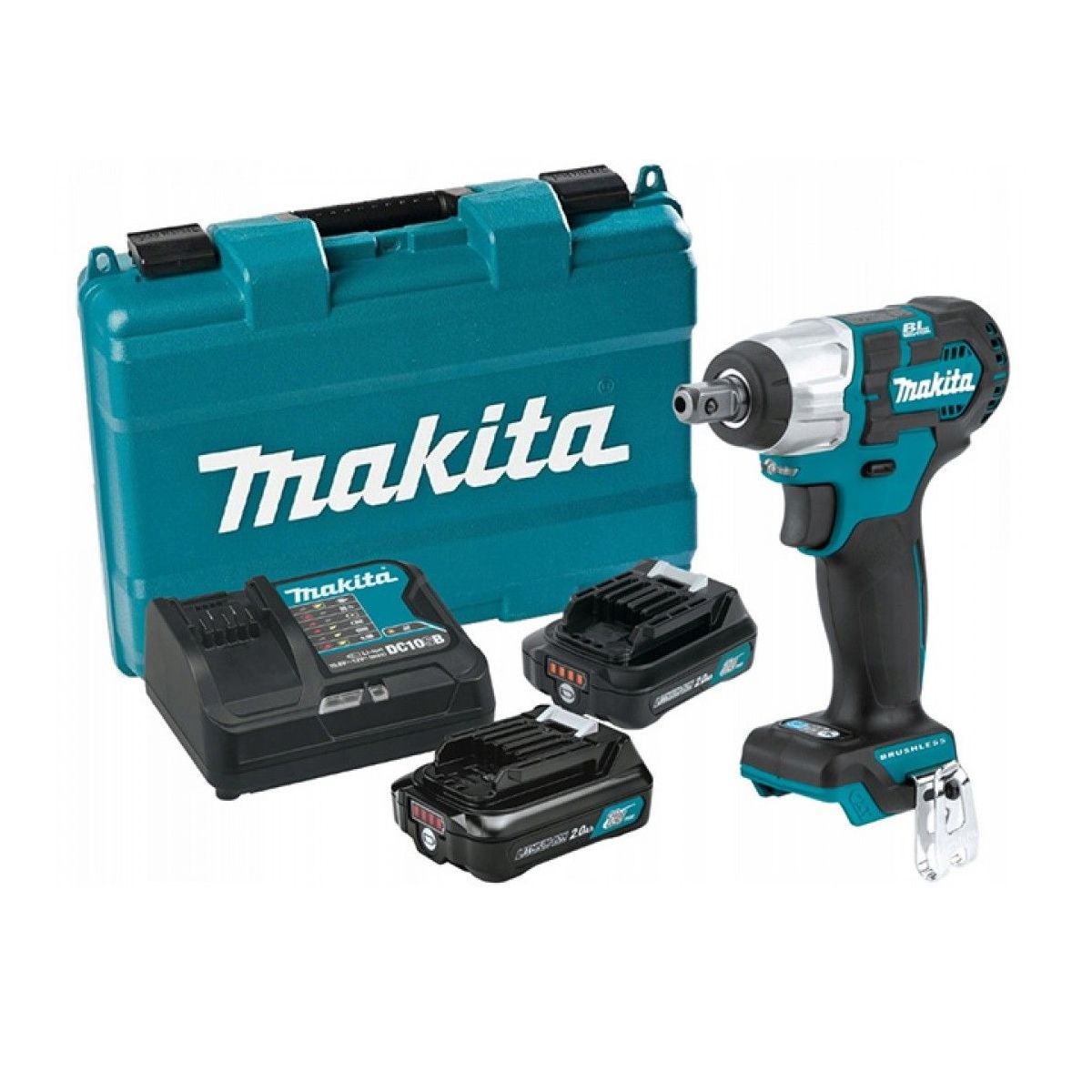 MAKITA - Llave de Impacto Inalámbrica 12V max CXT BL 38 Makita TW160DWAE