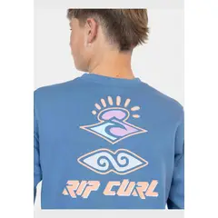 RIP CURL - Poleron Cuello Redondo Retro Search Crew Infantil
