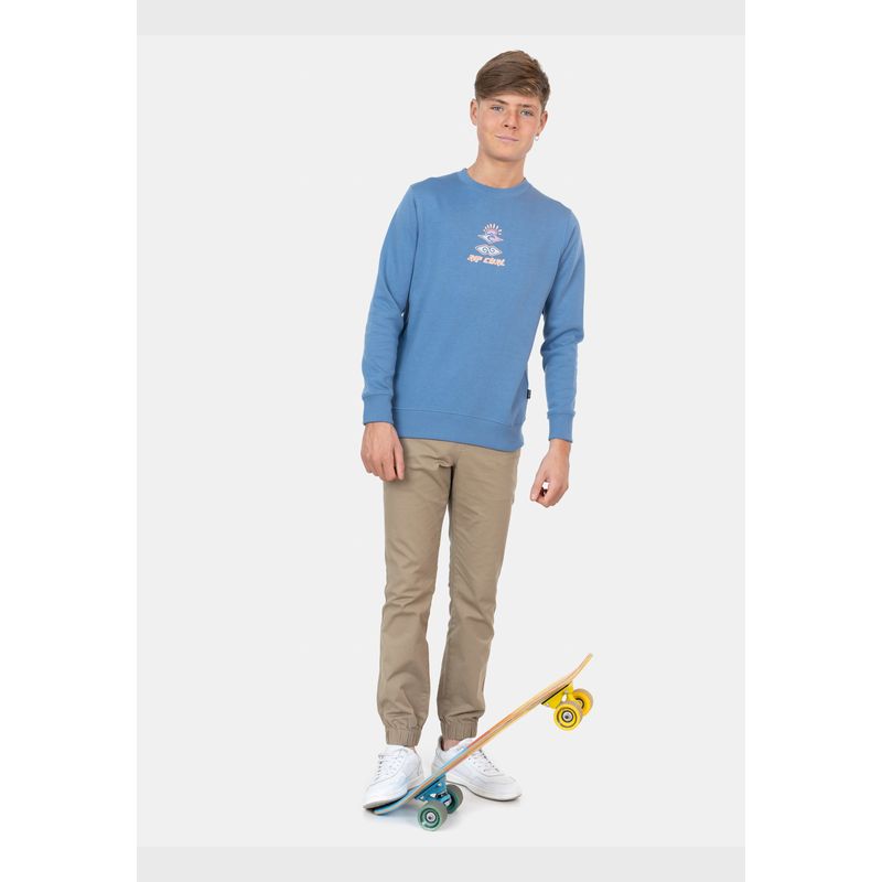 RIP CURL - Poleron Cuello Redondo Retro Search Crew Infantil Rip Curl