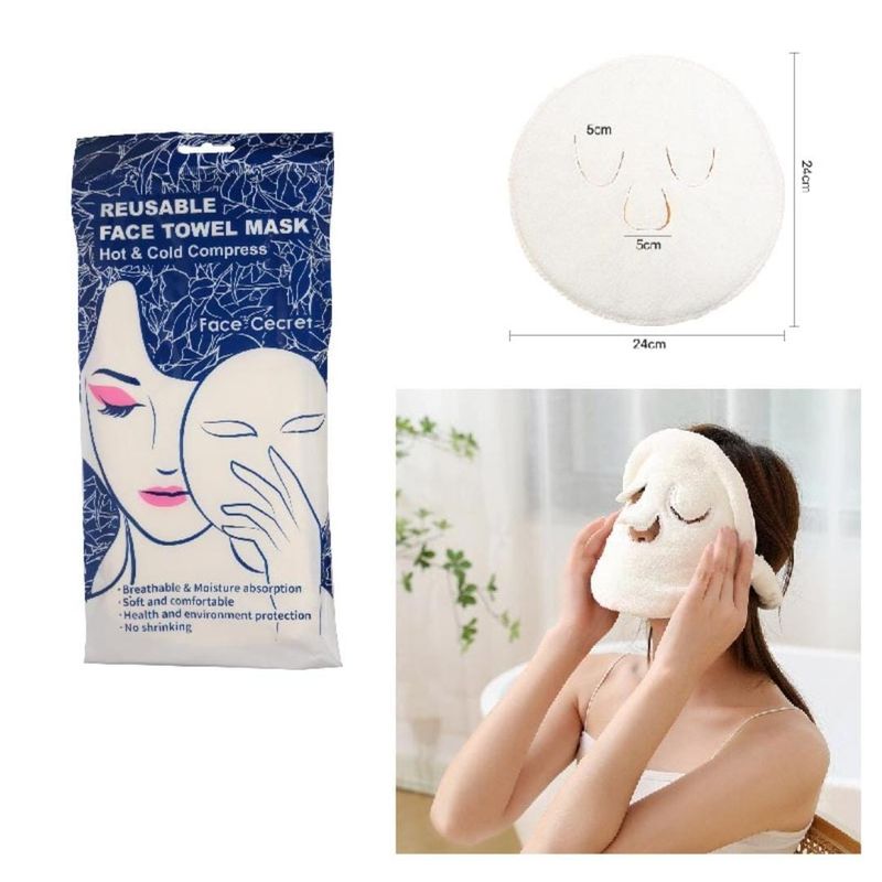 MAX BELLE - Máscara Facial De Toalla Para Abrir Poros.-