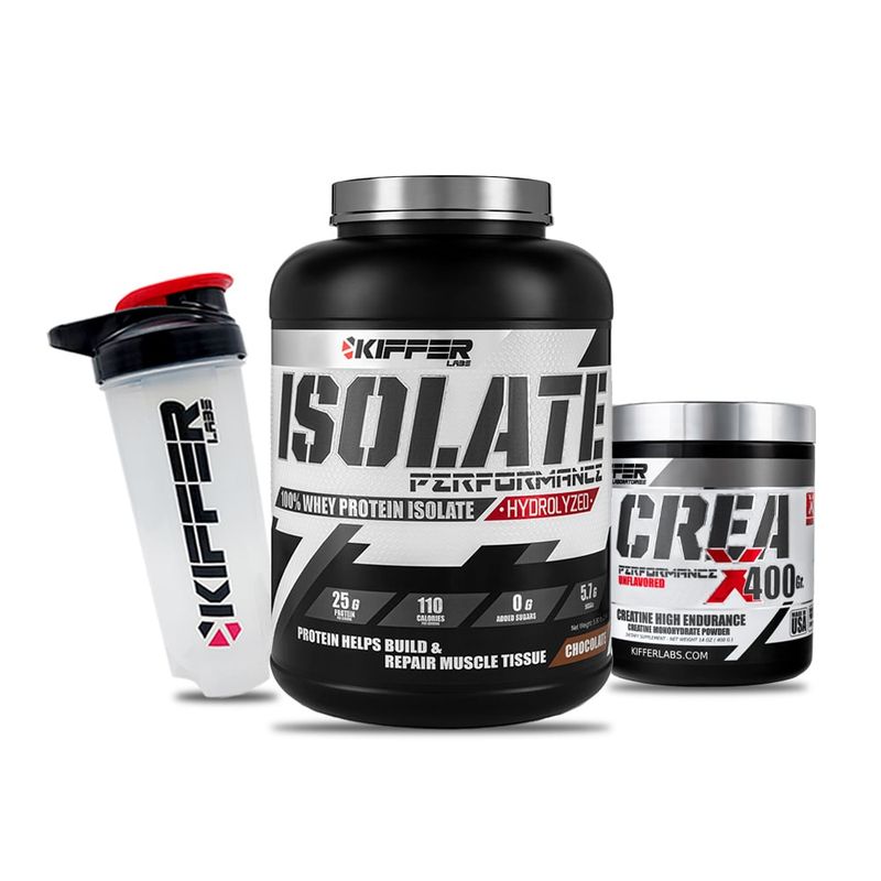 KIFFER - PACK PROTEÍNA ISOLATE PERFORMANCE + CREAX + SHAKER - VAINILLA
