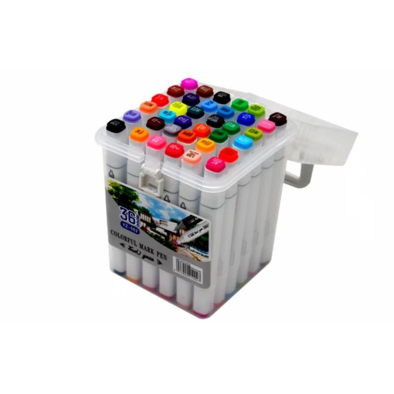 HOMESTAR - Set de Marcadores de Doble Punta 36 Colores