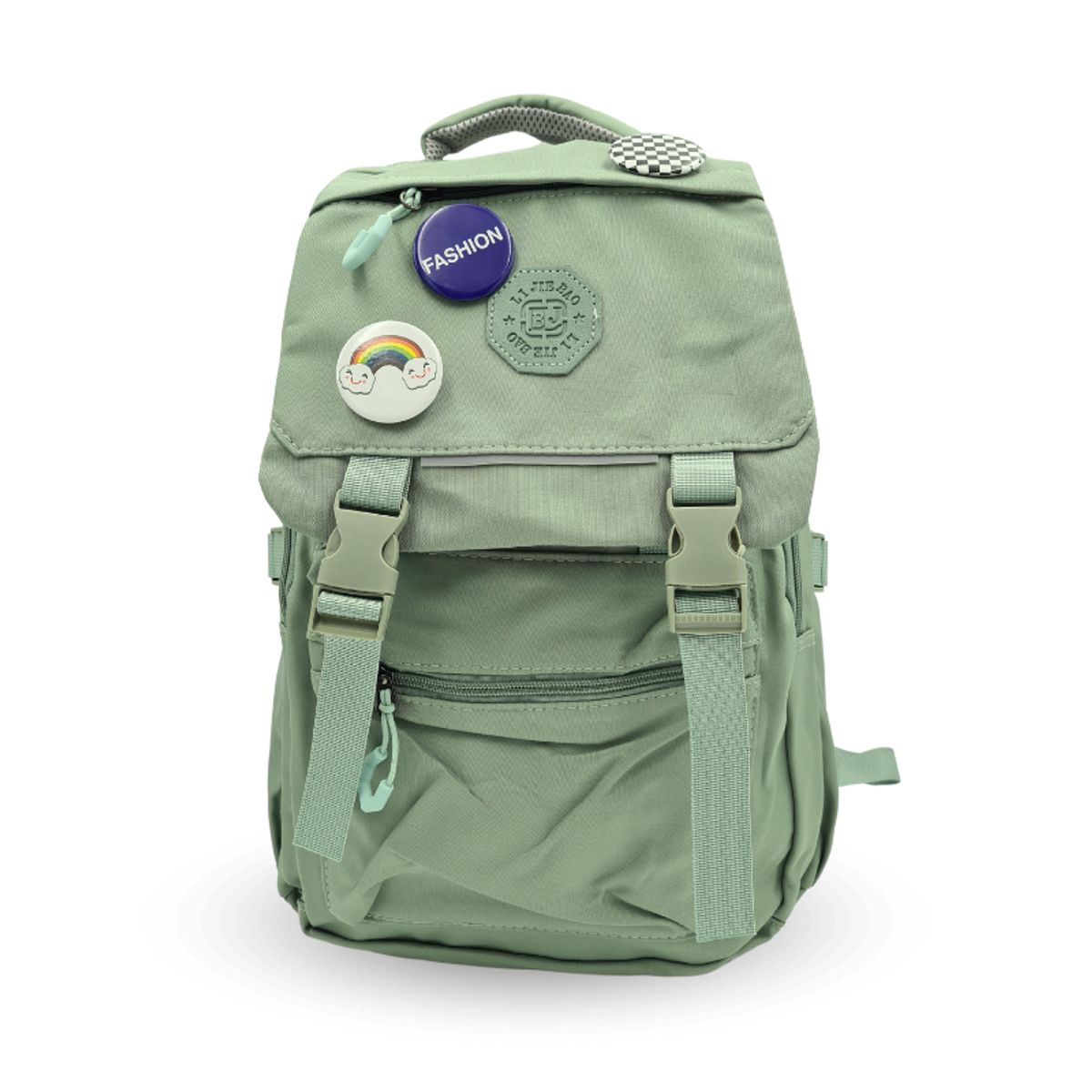 GENERICO - Mochila bolso estilo coreano tonos pasteles juvenil 13lt