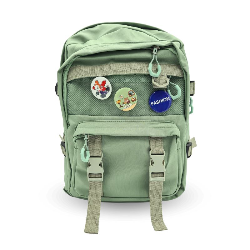 GENERICO - Mochila bolso estilo coreano tonos pasteles juvenil 13lt