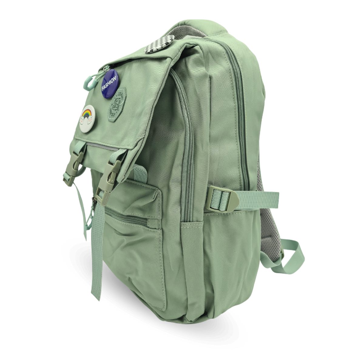 GENERICO - Mochila bolso estilo coreano tonos pasteles juvenil 13lt
