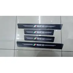 GENERICO - Cubre socalo pisaderas pegatina fibra de carbono sparco