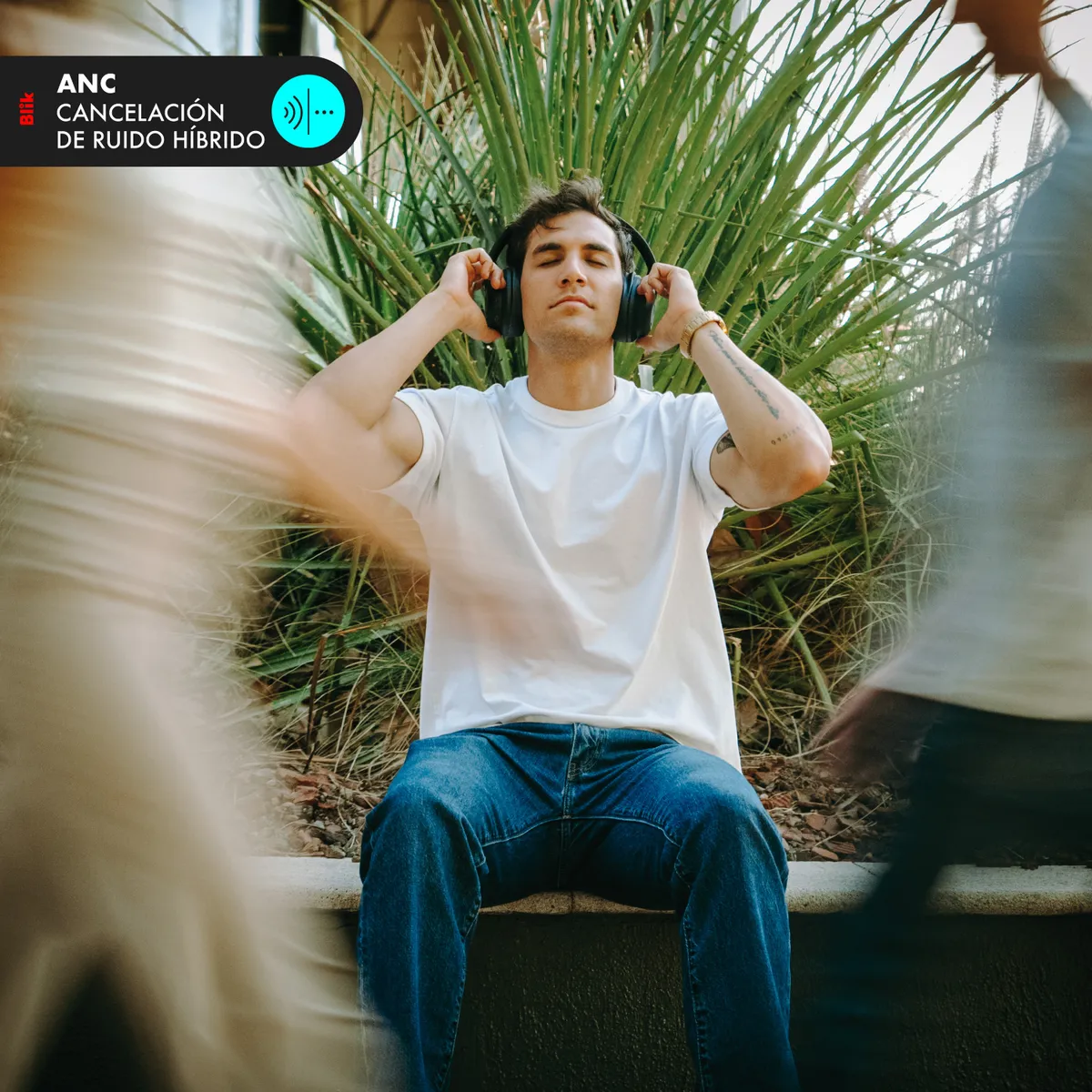 BLIK - Audifonos Bluetooth Blik Soul900 Cancelación De Ruido 60H