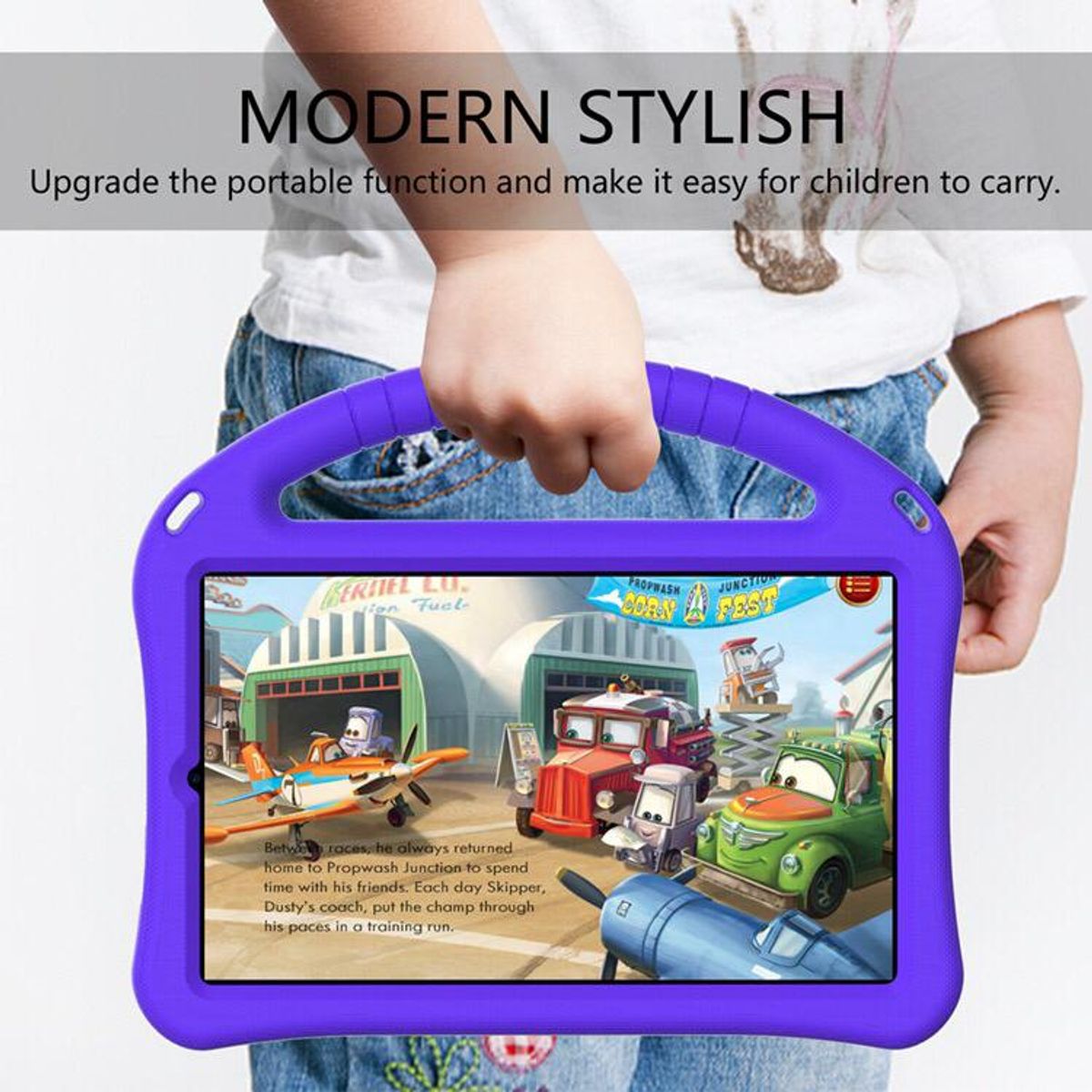 GENERICO - Funda De Goma EVA para  Lenovo Tab  M10 HD 2da Generación Morado