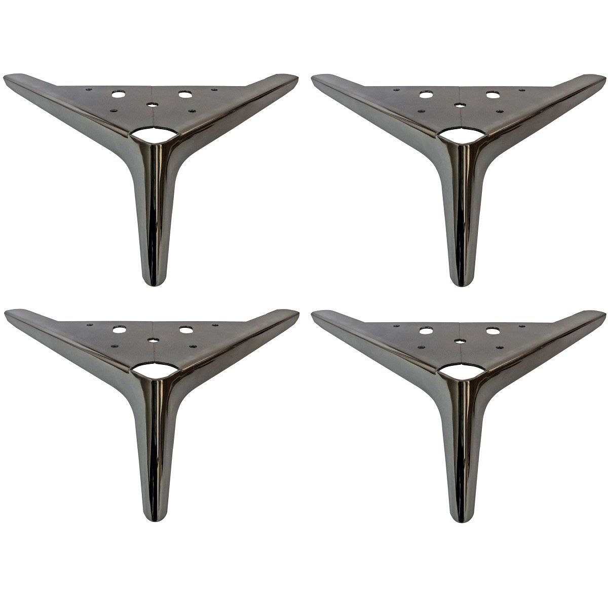 BLOCCARE - Patas Metálicas Para Sillones Sofás Muebles - Pack De 4