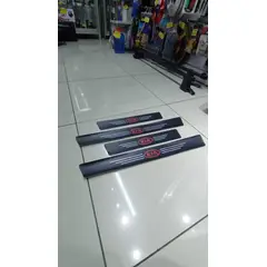 GENERICO - Cubre socalo pisaderas pegatina fibra carbono kia