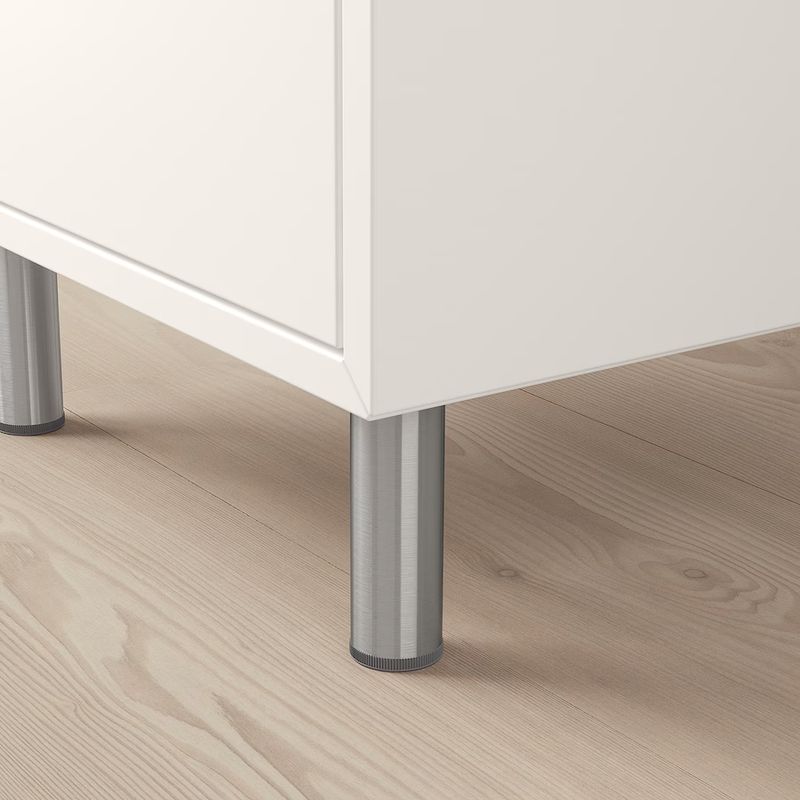 BLOCCARE - Kit de 4 Patas Con Placa Para Sillones y Gabinetes Altura 10 Cm