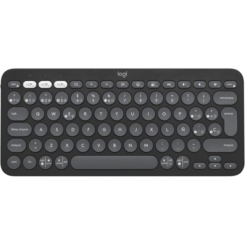 LOGITECH - Logitech Pebble Keys K380 Bluetooth ROSA