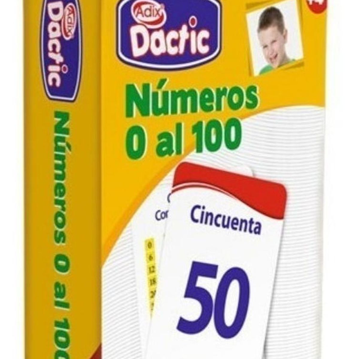 DACTIC - Láminas Didácticas, Flash Card Números Del 0 Al 100. Dactic