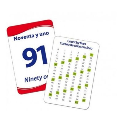 Imagen 2 del producto Láminas Didácticas, Flash Card Números Del 0 Al 100.