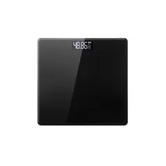DBLUE - Pesa Digital Baño Vidrio Templado Capacidad 180kg Negro - SC