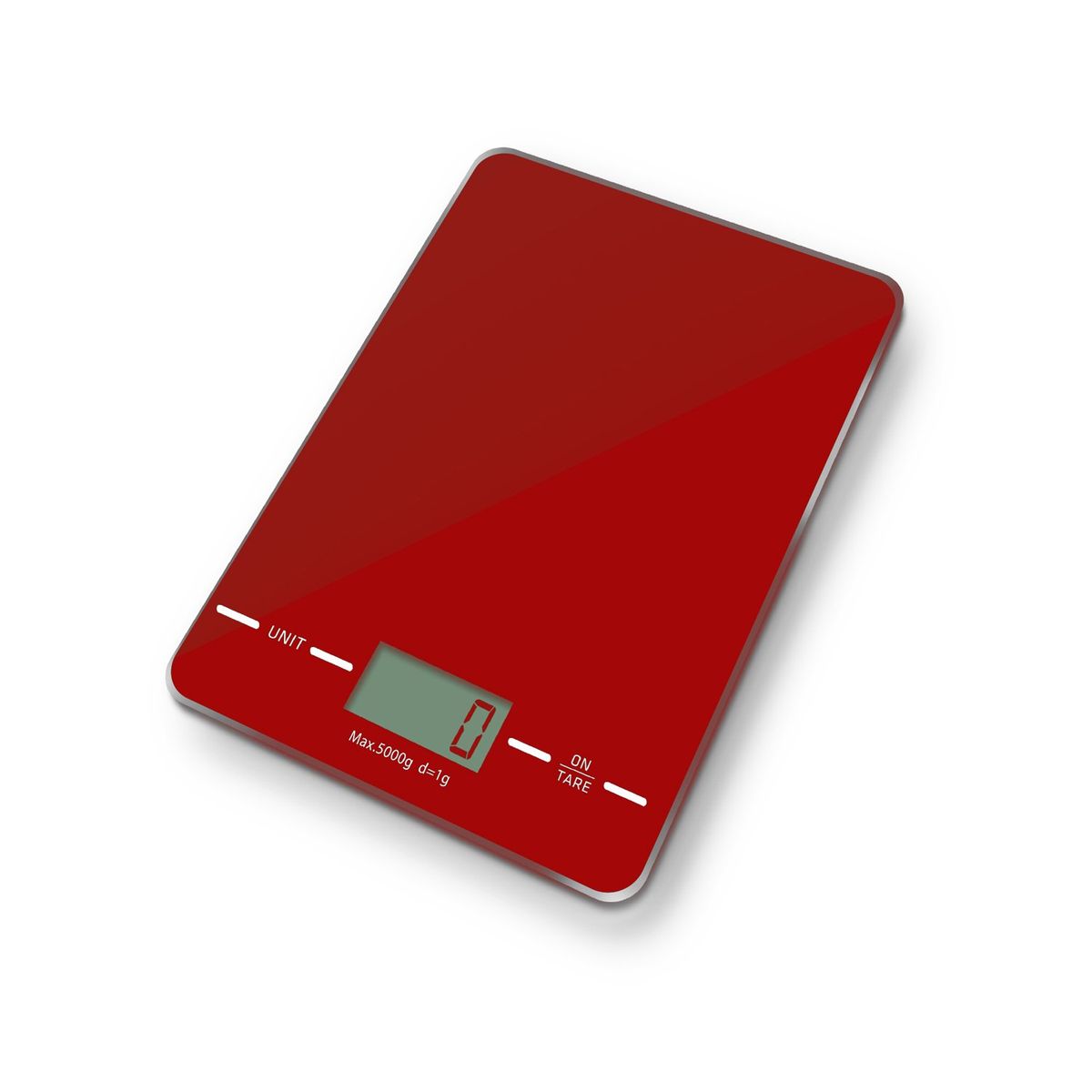 DBLUE - Pesa Gramera De Cocina Digital Capacidad 5kg Color Rojo - SC