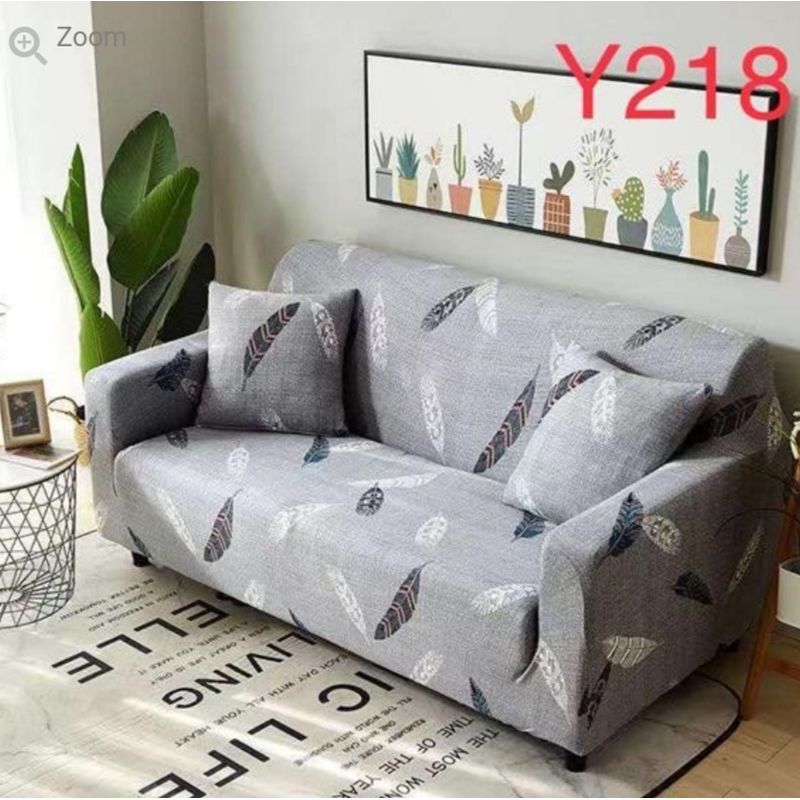 GENERICO - Funda de Sillon 3 Cuerpos Poliéster Elástico. Color Gris Y218