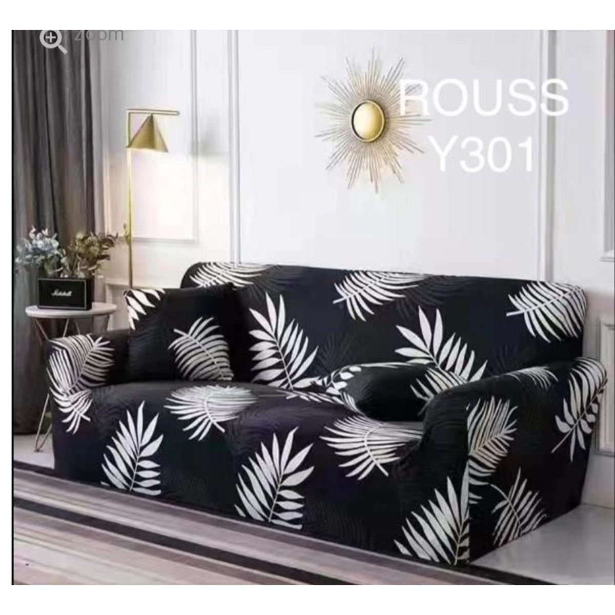 GENERICO - Funda de Sillon 3 Cuerpos Poliéster Elástico. Color Gris Y301