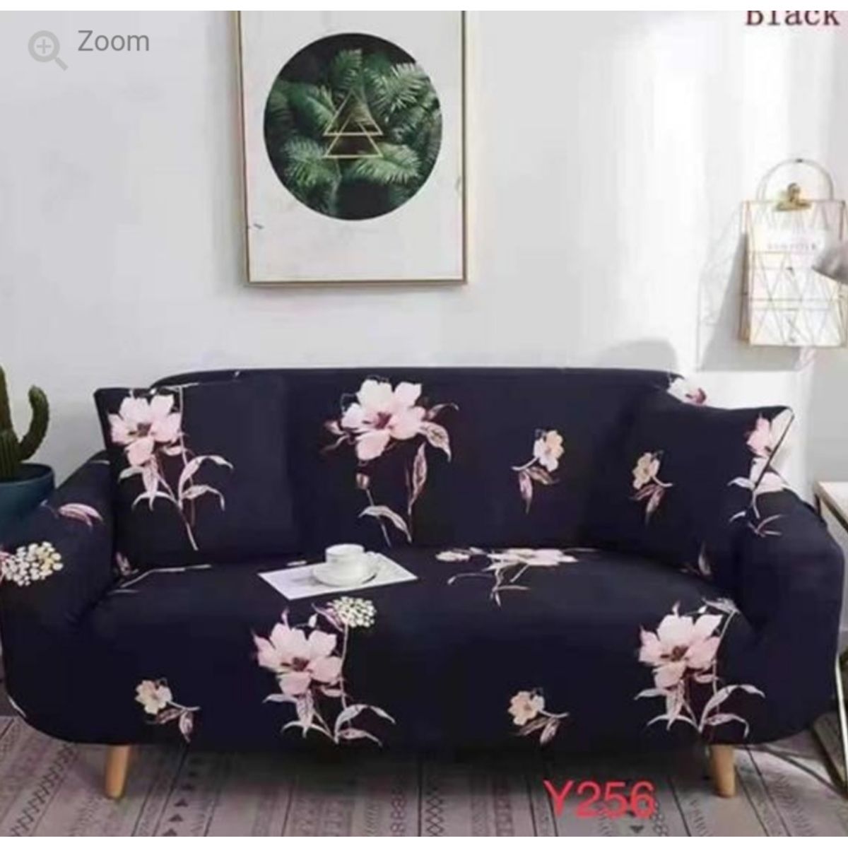 GENERICO - Funda de Sillon 3 Cuerpos Poliéster Elástico. Color Azul Y256