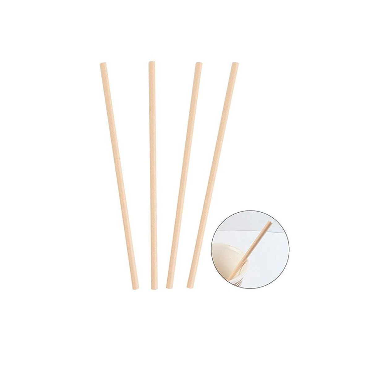 GENERICO - Bombillas Kraft 6x197mm 100pcs