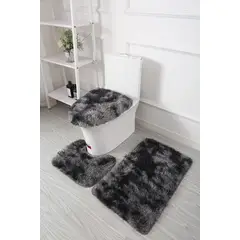 GENERICO - Set de Baño 3 piezas - Juego de baño Gris J