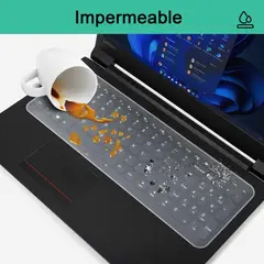 OEM - Protector Teclado Notebook 15.6 Membrana Silicona Transparente
