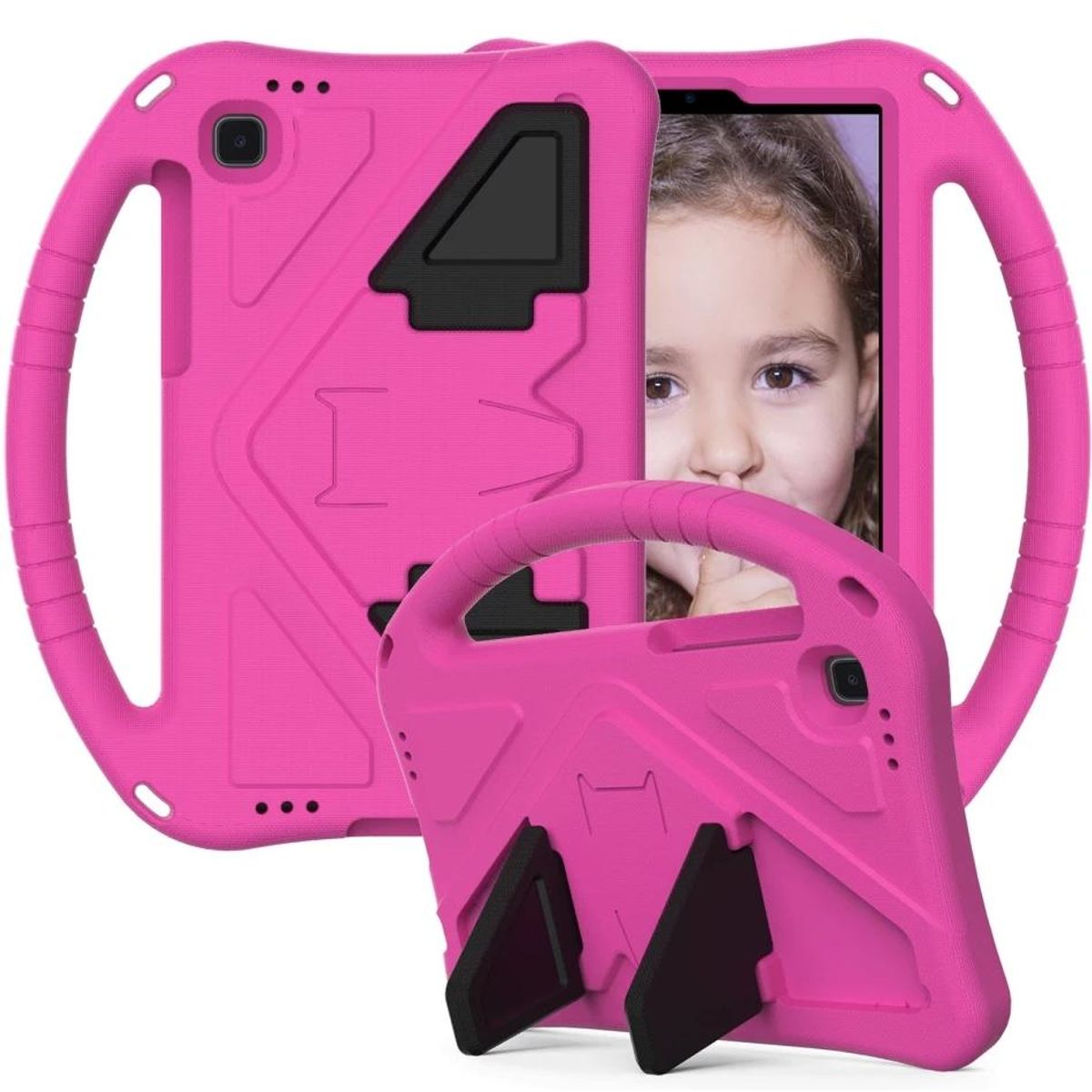 GENERICO - Funda De Goma EVA compatible con iPad Mini 2-3-4-5 Rosa