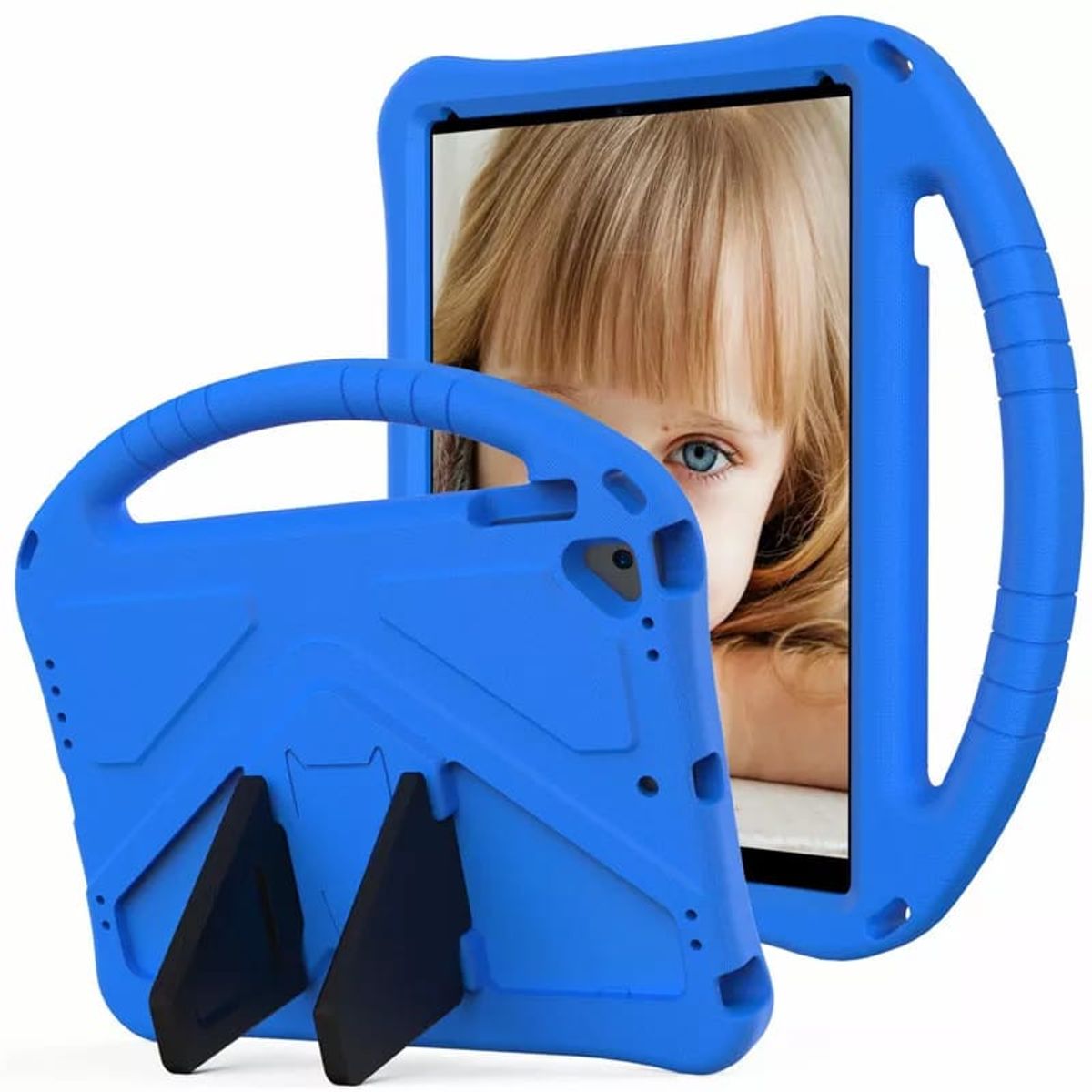 GENERICO - Funda De Goma EVA Compatible con iPad 9.7 Azul