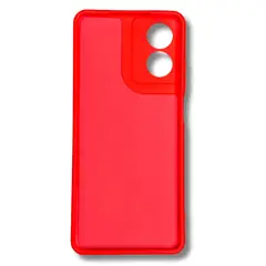 GENERICO - Carcasa Funda Color para Motorola G24 - Rojo