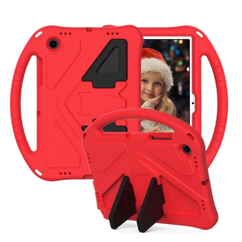 GENERICO - Funda De Goma EVA para con  Samsung Galaxy Tab A8 X200-X205 Rojo