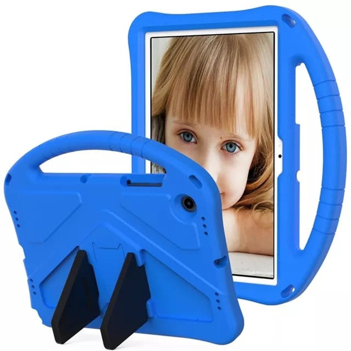 GENERICO - Funda De Goma EVA compatible para Samsung Galaxy Tab A8 X200-X205 Azul