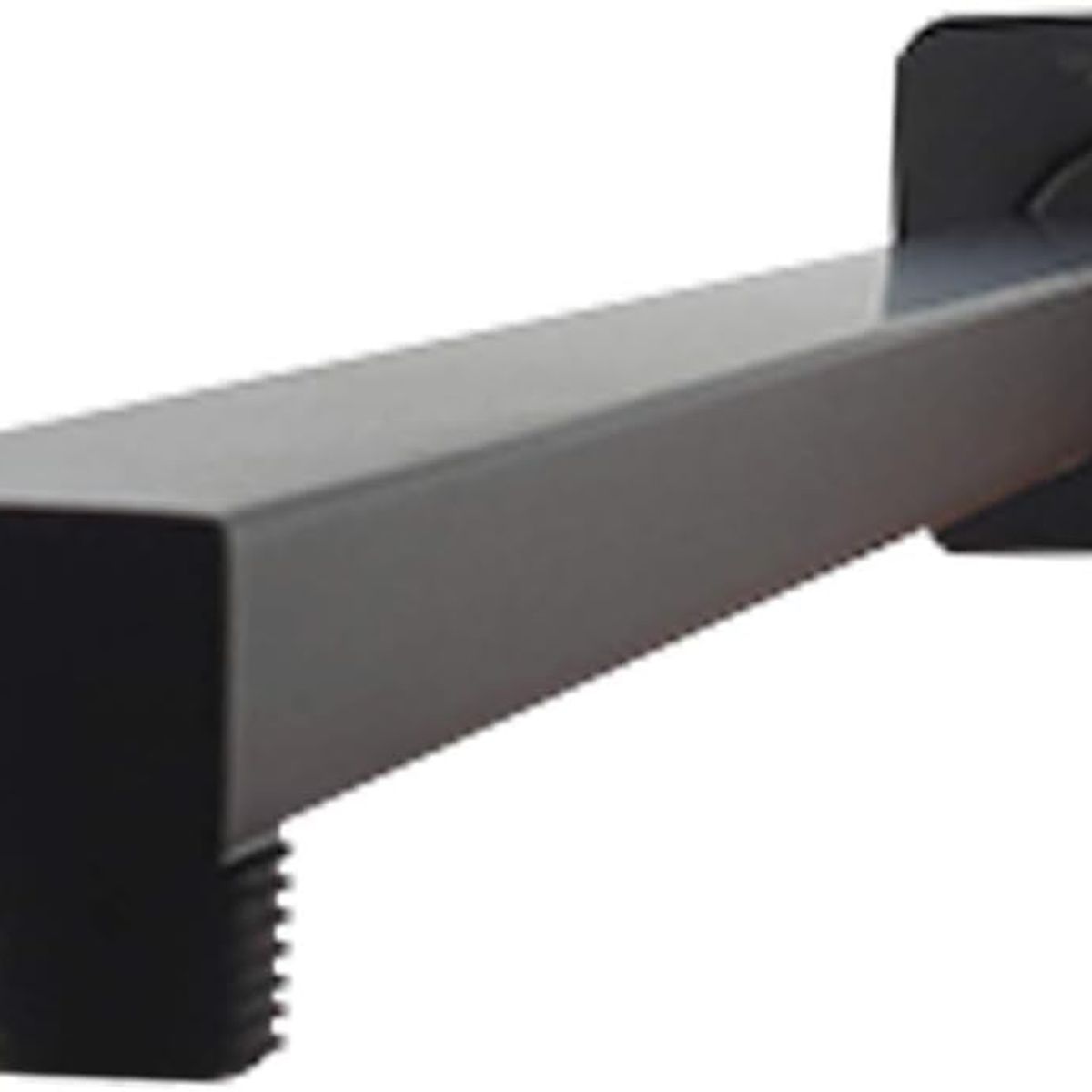 TAUMM - Brazo De Ducha 40 Cms Negro Mate Acero Inox Schwartz Taumm