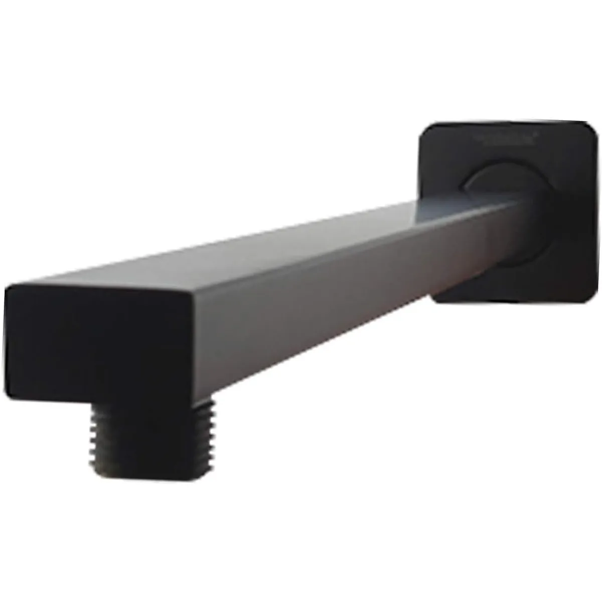 TAUMM - Brazo De Ducha 40 Cms Negro Mate Acero Inox Schwartz Taumm