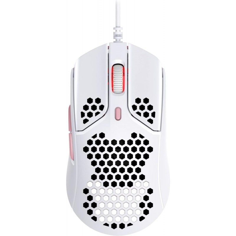 HYPERX - Mouse HyperX Pulsefire Haste 16K DPI blancorosa