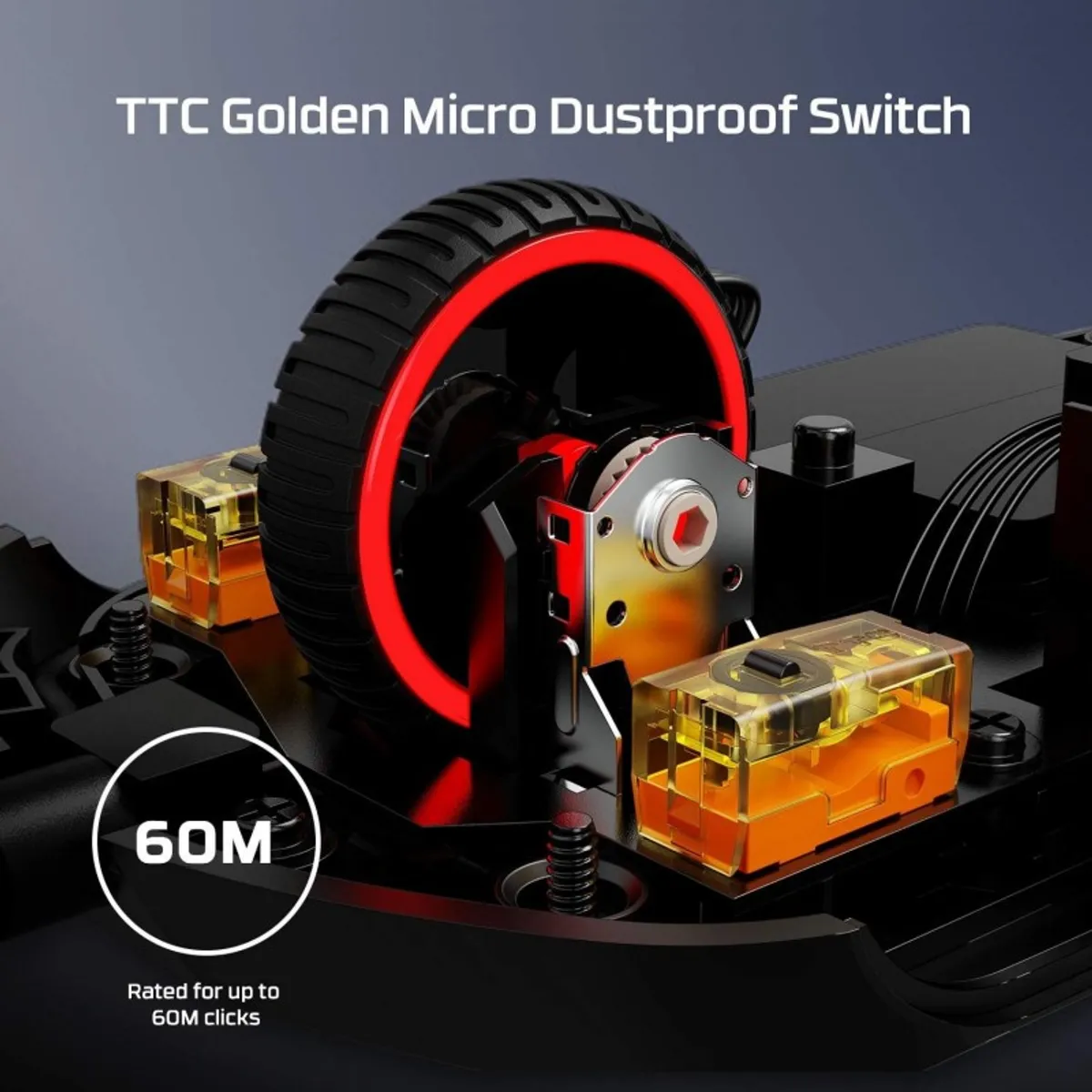 HYPERX - Mouse HyperX Pulsefire Haste 16K DPI blancorosa