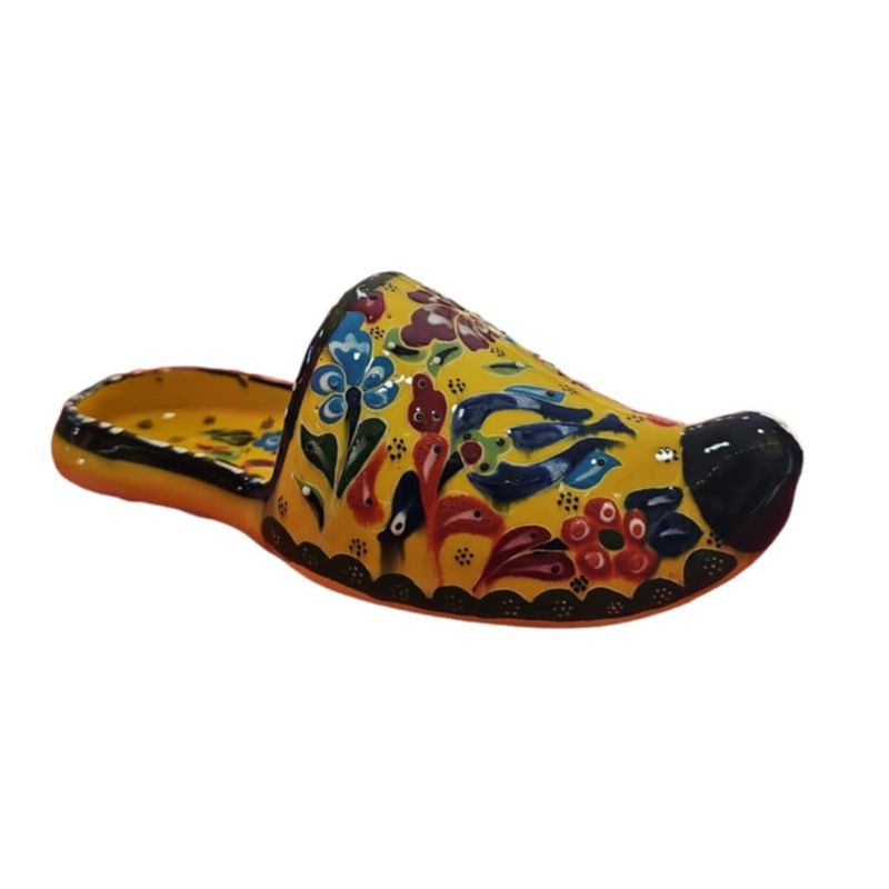 GENERICO - Zapato  pintado a mano artesanía Turca 20 cm