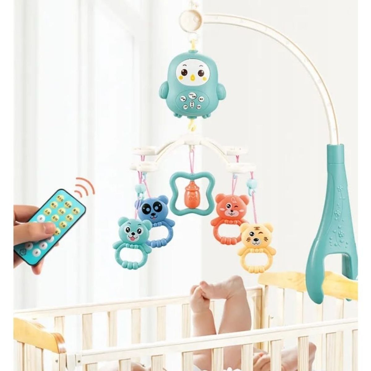 OEM - MOVIL MUSICAL PARA BEBE CON CONTROL