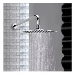 TAUMM - Brazo De Ducha 40cm + Plato De Ducha 25cm Acero Inox