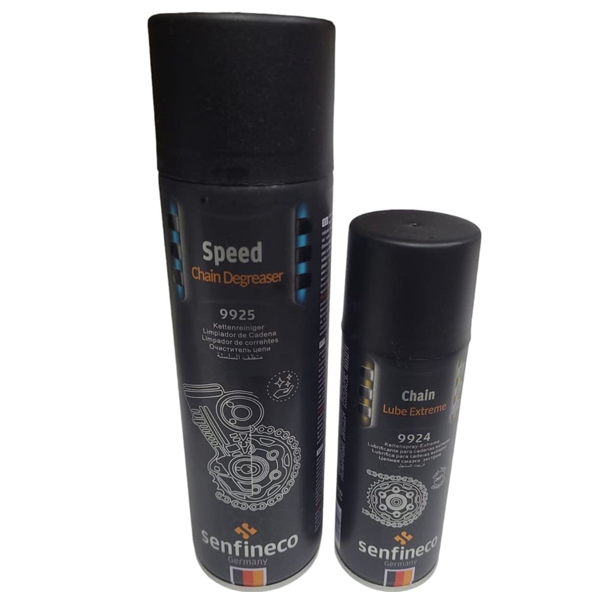 GENERICO - Lubricante de Cadenas + Desengrasante Senfineco
