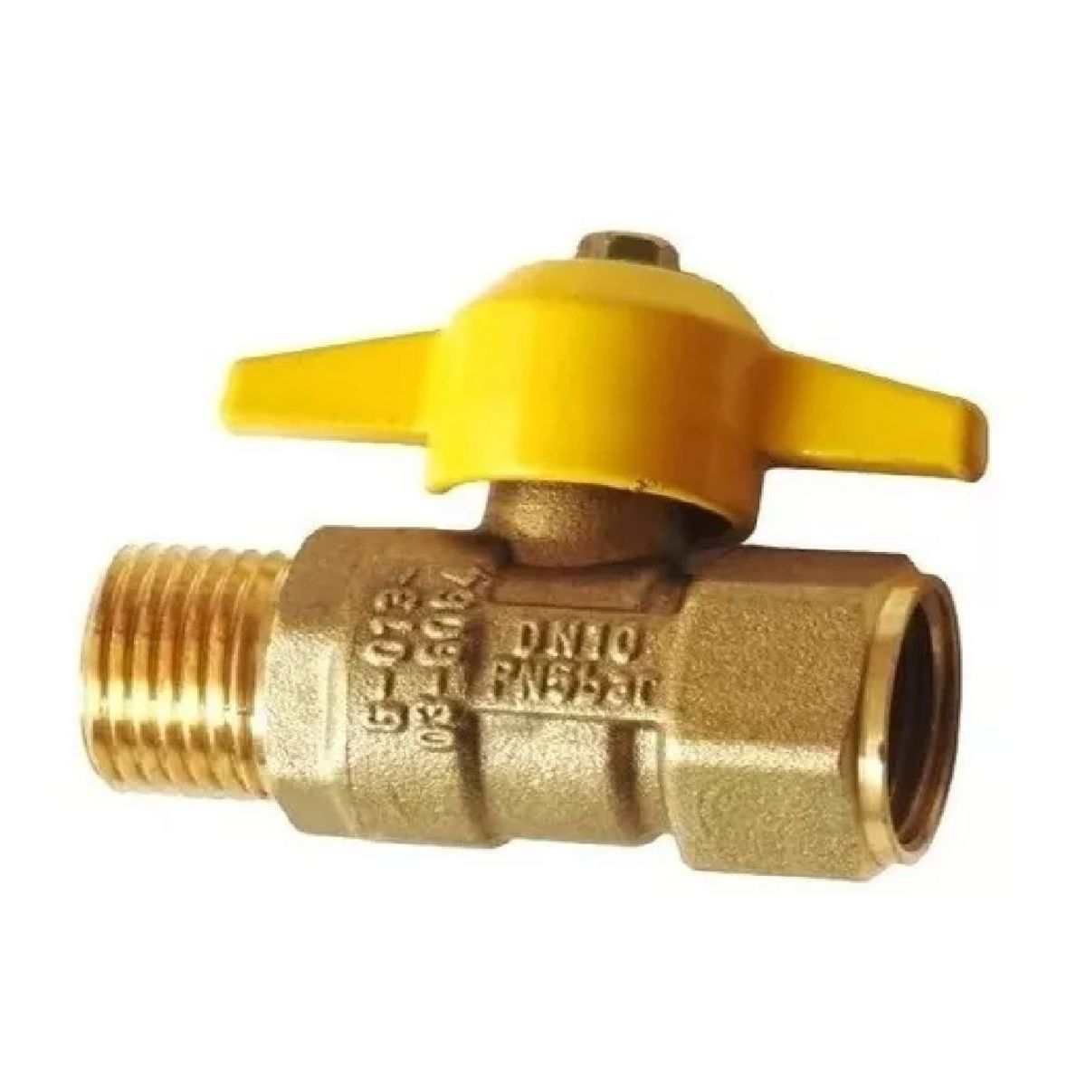 TAUMM - Llave Paso Para Gas Hi-he 12 - Certificada - Taumm