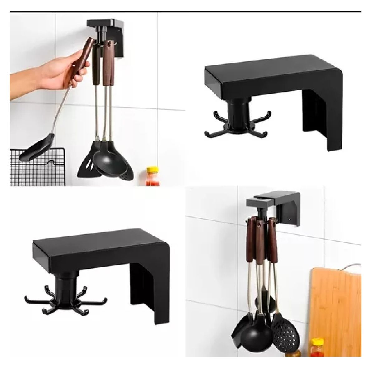 UNIVERSAL - Colgador de utensilios giratorio