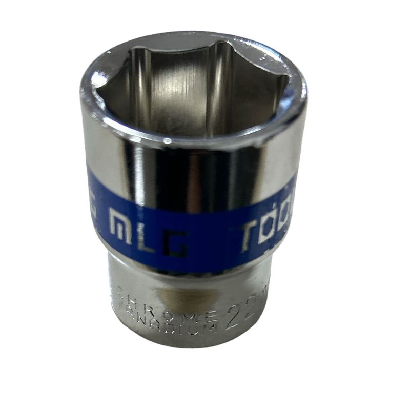 GENERICO - pack 3 Dado hexagonal profesional con toma de 1/2", tamaño: 22mm