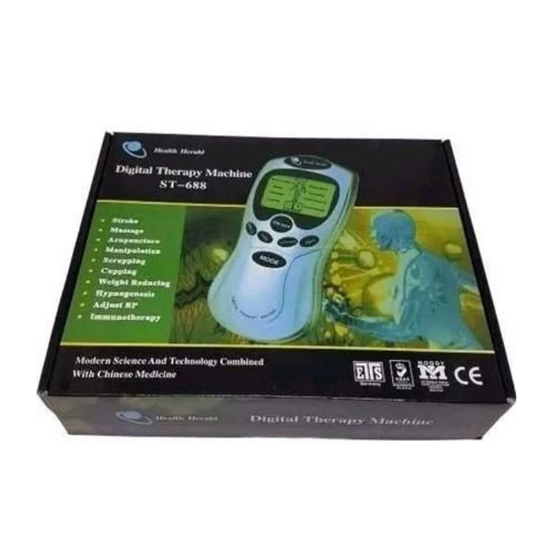 GENERICO - Terapia Digital Maquina Para Masaje 4 Parches Electrofisico