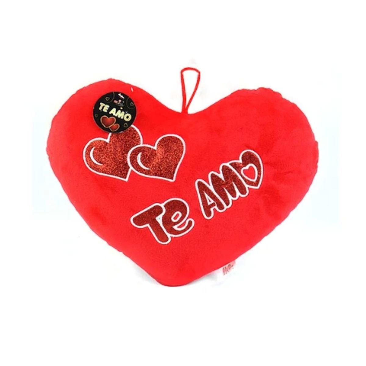 GENERICO - Cojín Corazón Rojo Te Amo 20cm