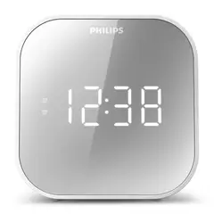 PHILIPS - Radio Reloj Despertador TAR4406 Espejo