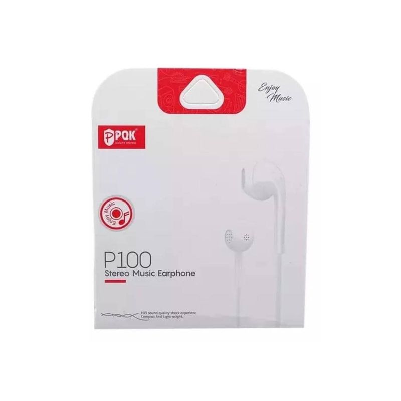 GENERICO - Audifonos Pqk Modelo P110 35mm Color Blanco