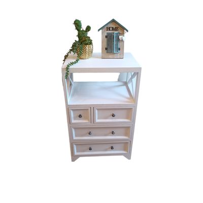 Imagen 2 del producto MUEBLE MADERA VINTAGE BLANCO